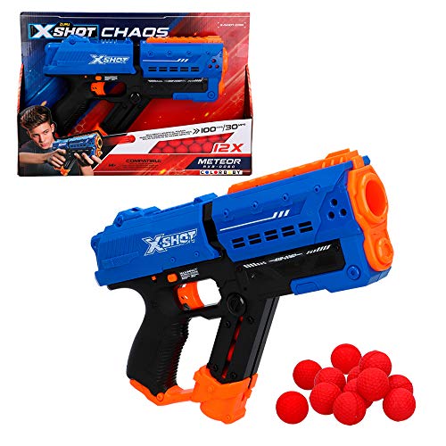 Lançador de Bolas X-SHOT Meteor Blaster Chaos (Idade Mínima Recomendada: 5 anos) x-shot - Brinquedos - lançador, bolas, meteoritas, gomaespuma, distância, personalizar