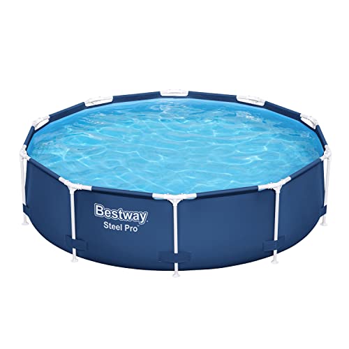 Piscina Insuflável Redonda Bestway Steel Pro | Azul (Piscinas, SPA e Jacuzzis) Bestway - Brinquedos - 4678 litros, Ø305x76cm, pvc, tritech