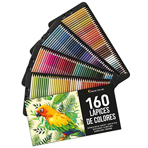 Lápis de Cor ZENACOLOR 160 Colors (8.5 x 15 cm) BMS International - Lápis - 160 cores, 8.5 x 15 cm, numerados