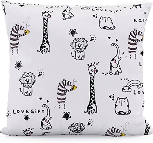 Almofada para Carrinho de Bebé HOMCOM Branco Aisawate baby Pillowcase - Fronhas e almofadas - algodão, 100% algodão, decorativo
