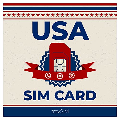 Cartão SIM TRAVSIM International Travel Prepaid (USA - 6GB - 4G/5G) travSIM - Placas e adaptadores de interface de computador - usa, 6gb, 4g, 5g