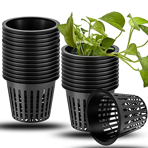 Inherited 20Pcs Plantation of Mesh Pots Plant Growth Cup for Hydroponic Garden inherited - Móveis de exterior - cultura hidroponica, interiores, resistência, durabilidade