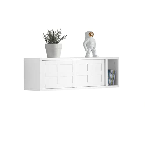 Armário de Parede SOBUY FHK18-W (MDF - Branco) sobuy - Prateleiras de parede e ledges - armario, parede, MDF, branco