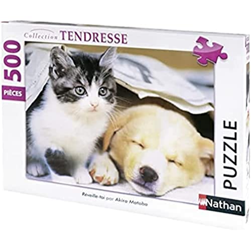 Puzzle NATHAN Papelão - Bege - 40 x 28 cm NATHAN - Quebra-cabeças de encaixar - papelão, 40x28 cm, 500 peças, 8 anos