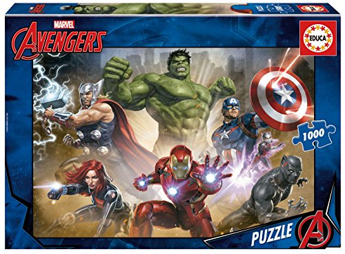 Puzzle EDUCA BORRAS The Avengers (Idade Mínima: 8 Anos - 1000 Peças) EDUCA - Quebra-cabeças de encaixar - vingadores, 1000 peças, 68x48 cm