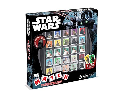 Jogo de Tabuleiro WINNING MOVES Star Wars Match Winning Moves - Jogos - star wars, match, cubos, cartas