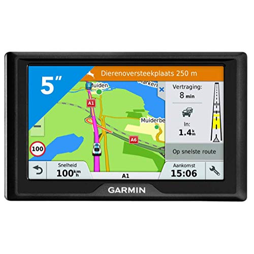 GPS GARMIN Drive 5 MT-S (Europa - Bluetooth Mãos Livres - 5'' - 1h de autonomia) Garmin - Sistemas de navegação gps - europa, bluetooth, mãos livres, 5 polegadas