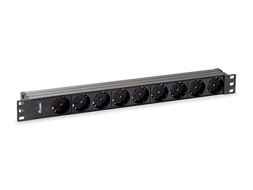 Equip 650202 Regleta de energia 1,8 m 9 tomada(s) CA interior Preto Equip - Filtros de linha e supressores de surtos - 9 saídas, 1u, 3500w, preto
