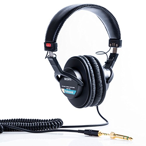 Auscultadores Com fio SONY MDR-7506 (Over Ear - Preto) Sony - Fones de ouvido e headsets - over ear, preto, com fio, 35mm