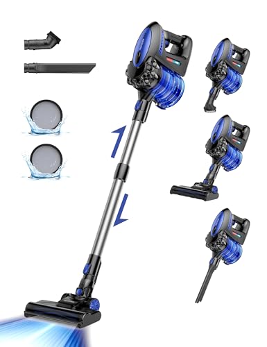 Aspirador Vertical VERSA S7 (Autonomia: 40 min - Capacidade: 0.5 L) VersLife - Aspiradores - 40 min, 0.5 L, 4 níveis de filtro, tubo extensível