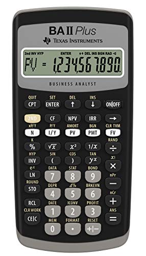 Texas Instruments Ba II Plus calculadora financeira Preto Texas Instruments - Calculadoras - financeira, calculadora, preto