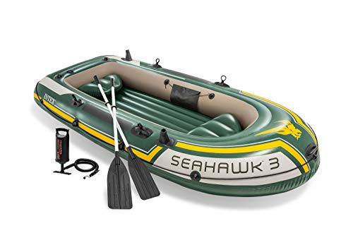 Barco Insuflável com Remos INTEX Seahawk 3 (295 x 137 x 43 cm) INTEX - Barcos a remos - insuflável, remos, 295 x 137 x 43 cm