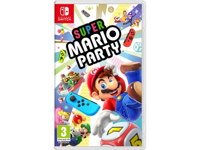 Jogo Nintendo Switch Super Mario Party (ES) Nintendo - Software de jogos de vídeo - nintendo switch, super mario party, minijogos, joy-con