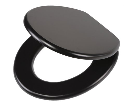 Assento Sanitário TIGER Leatherlook (MDF - Preto) Tiger - Assentos de sanita e bidé - MDF, preto