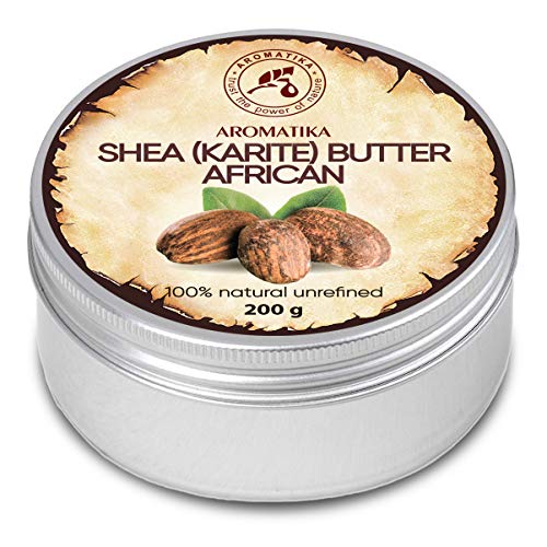 Manteiga de Karite Africana 200 Gr 100% Pura e Natural AROMATIKA trust the power of nature - Loção e hidratante - manteiga, karite, africana, natural
