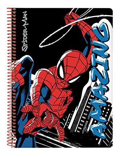 Dossier A4 Spiderman Hero (Cadernos e Blocos de Notas) safta - Papel de impressora e copiadora - Spiderman, a4, capa dura, ilustrada