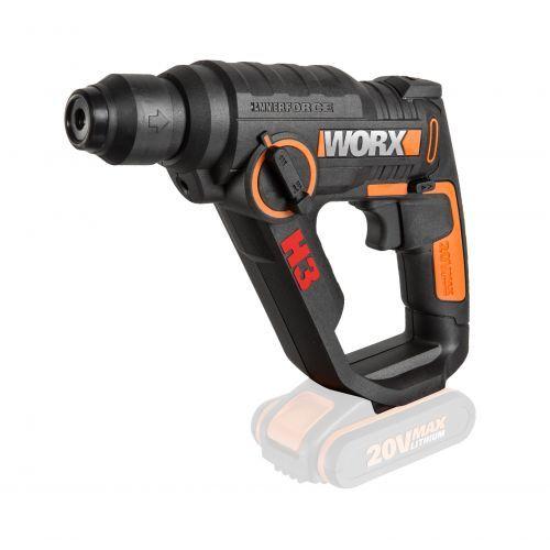 Martelo Perfurador WORX WX390.9 (20 V) Worx - Berbequins elétricos portáteis - 20V, compacto, leve, perfurar