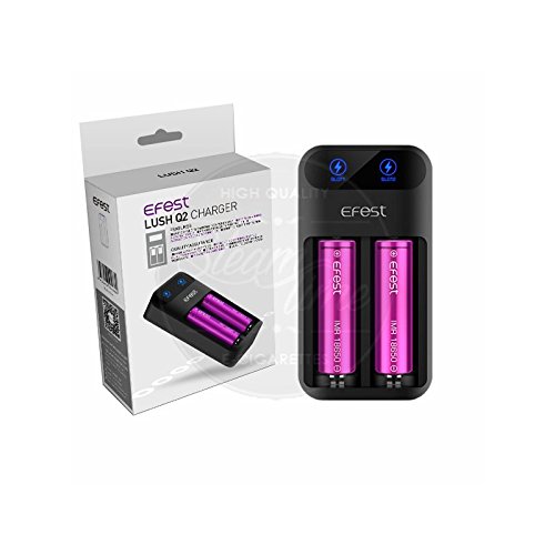 Carregador EFEST LUSH Q2 (1 USB - 2A) Efest - Baterias - carregador, efest lush q2, usb, 2A, portas usb, saídas dc