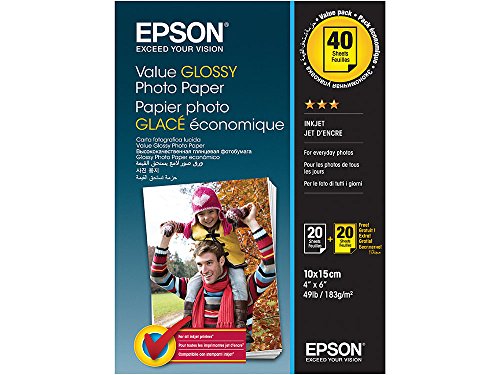 Papel Fotográfico EPSON Premium Glossy Photo Paper DIN A4, 275g Epson - Papel de impressora e copiadora - papel fotográfico, epson, premium glossy, a4, 275g