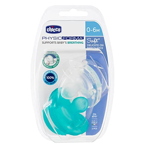 Chicco Physio Soft Silicone Teat 0-6 Months (Puericultura - Refeição) Chicco - Chupetas e mordedores - 0-6 meses, silicone, fisioterápico, comodidade