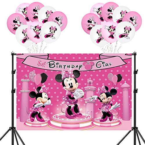 Kit de Decoração com Balões DISFRAZZES Minnie Yisscen - Brinquedos - kit, decoração, balões, disfrazzes, minnie, fondo