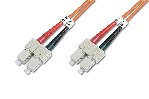 cabo de fibra ótica Digitus DK-2522-02 2 m OM2 SC Laranja Digitus - Fios e cabos elétricos - 2 m, sc, OM2, laranja
