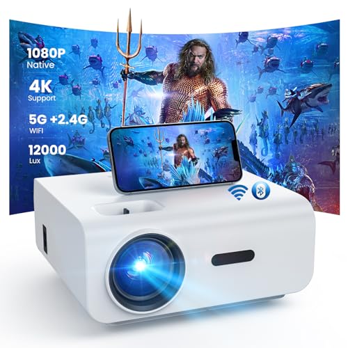 Projetor HOPVISION Mini (Bluetooth - 12000 Lumen) HOPVISION - Projetores multimídia - bluetooth, 12000 lumen, led, compacto