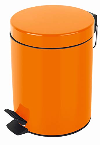 Caixote do Lixo SPIRELLA Sydney (Laranja) Spirella - Lixeiras e cestos de lixo - laranja, banheiro, design inovador