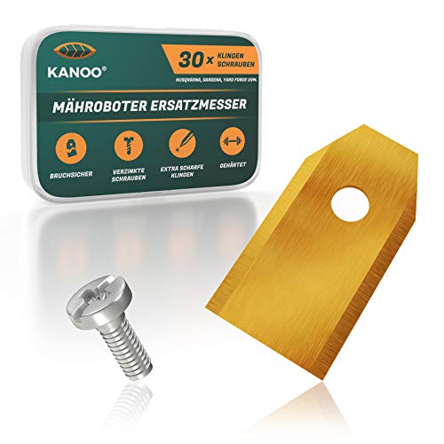 Lâmina de Corta Relva KANOO 0003-0015 (Compatibilidade: Gardena Yard Force) kanoo - Lâminas de cortador de relva - titânio, compatível Gardena Yard Force