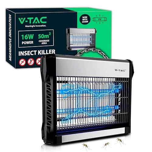 Lâmpada Zumbi V-TAC com Luz Azul 16W (Área de Ação: 50 m2) V-TAC - Armadilhas de controle de pragas - luz azul, 16W, 50m2