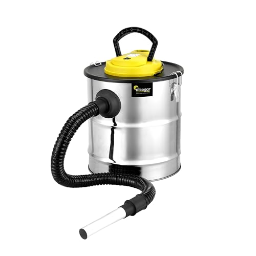 Aspirador sem Saco ALTUNA Ceniza Potência (1200 W - 20 L) Altuna - Aspiradores - 1200 W, 20 l, aço inoxidável, preto prateado