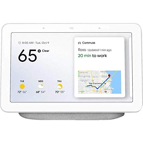 Google Home Hub - Assistente de voz - cinzento chalk - 7'' - Wi-Fi, Bluetooth Google - Alto-falantes - google home hub, assistente de voz, cinzento chalk, 7 polegadas, wifi, bluetooth