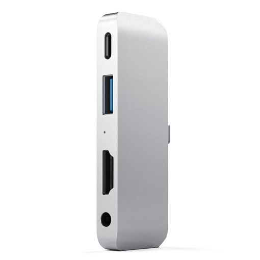 Adaptador SATECHI ST-TCPMMG (USB-C - Prateado) SATECHI - Concentradores usb e firewire - usb-c, prateado