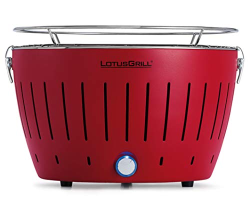 Churrasqueira de Carvão LOTUSGRILL G-RO-34 (Vermelho) LotusGrill - Aquecedores de pratos e travessas - carvão, vermelho, portátil