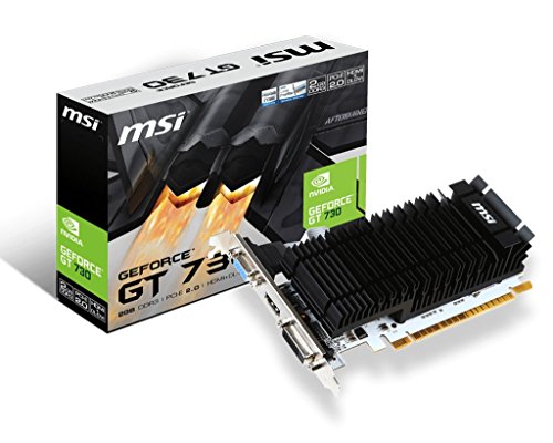 Placa de Vídeo MSI GeForce GT 730 Low Profile MSI - Placas e adaptadores de vídeo - msi, geforce gt 730, low profile