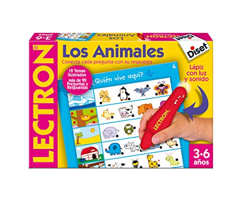 Jogo Educativo DISET Lectron Los Animales Diset - Jogos - educativo, animais, habitat, perguntas e respostas