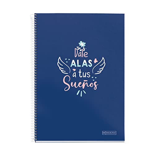 Caderno MIQUELRIUS Folio (Azul - A4 - Quadriculado) MIQUELRIUS - Cadernos e bloco de notas - azul, a4, quadriculado