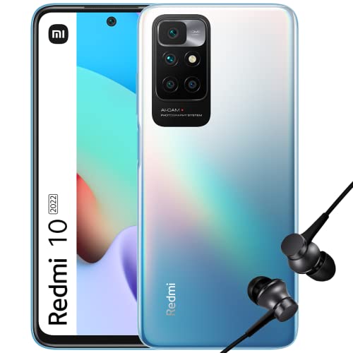Smartphone XIAOMI Redmi 10 (6.5'' - 4 GB - 128 GB - Preto) Xiaomi - Fones de ouvido - 6.5 polegadas, 4 gb ram, 128 gb armazenamento, preto