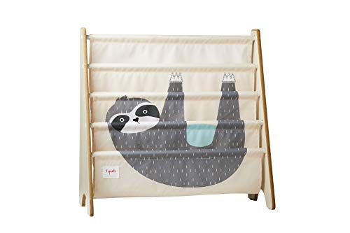 Acessório de Livros e Papéis 3SPROUTS Book Rack Cinzento Macaco 3 Sprouts - Prateleiras industriais - cinzento, poliéster, 28x25.5x14cm