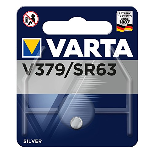 Pilha Não-Recarregável VARTA 00379101401 Prateado-Óxido 1,55V Varta - Baterias - prateado-óxido, 1,55V, 14 mAh