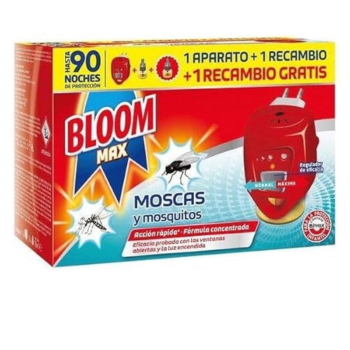 Bloom Max Mosquito Killer Elétrico Recarga 3 Unidades Bloom - Repelentes de insetos domésticos - mosquitero, elétrico, recarga, 3 unidades