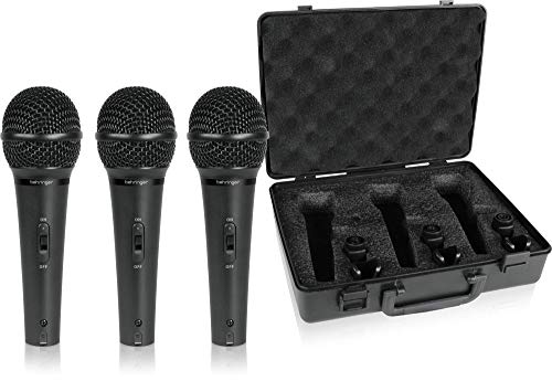 Microfone BEHRIER X-M1800S (Preto - Condensador) Behringer - Microfones - condensador, cabo 3m, -70db, 50hz-15khz