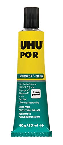 Borracha UHU Por 50Ml 50 Ml (Recondicionado Como Novo) UHU - Cola e adesivos de hardware - 50 ml, recondicionado, não tóxico, não inflamável