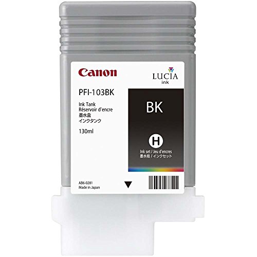 Tinteiro CANON PFI-103BK - 6316B001 Preto Canon - Cartuchos de toner e jato de tinta - pigmento preto, imagePROGRAF IPF6100, inkjet