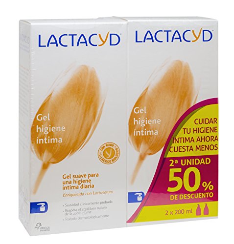 Gel de banho LACTACYD Higiene intima (200 ml) LACTACYD - Duches femininos e cremes - limpeza íntima, formulação dupla, secreções vaginais, desinfectante
