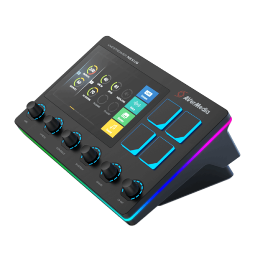 Avermedia Livestreamer Ax310 Streaming Preto AVerMedia - Reprodutores de mídia e streaming doméstico - 6 pistas, painel personalizável, controle total