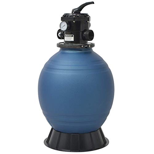 Filtro de areia vidaXL para piscinas com válvulas de 6 posições azul 460 mm vidaXL - Armazenamento industrial - piscinas, válvulas, azul, 460 mm
