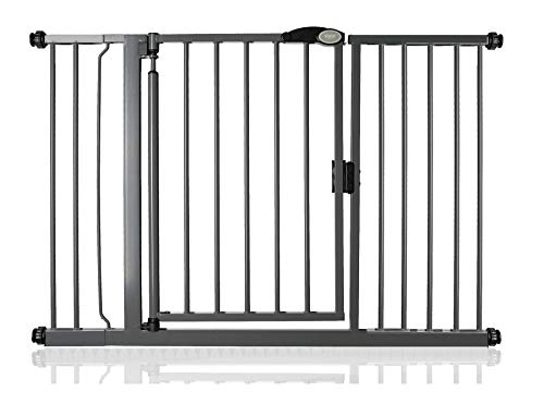 Porta de segurança SAFETOTS Auto ajustável (Cinzento) Safetots - Móveis para bebês e crianças pequenas - auto ajustável, segurança