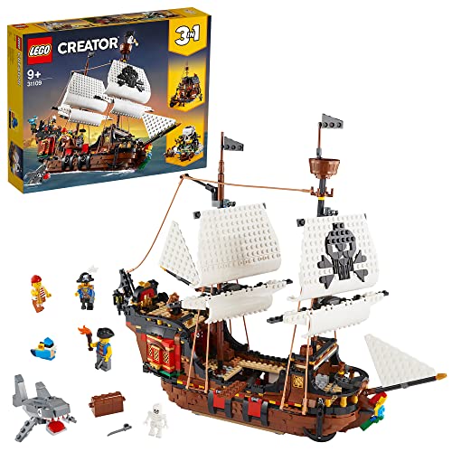 LEGO Creator - Barco Pirata - 31109 (Idade Mínima: 7) LEGO - Blocos de encaixe - lego, creator, barco pirata, 31109, idade mínima 7