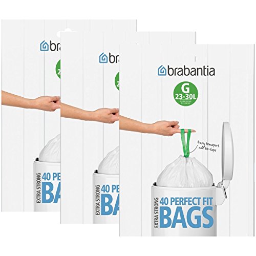 Sacos para Resíduos BRABANTIA 3X40 Unid. (Laranja) Brabantia - Sacolas de lixo - residuos, brabantia, laranja